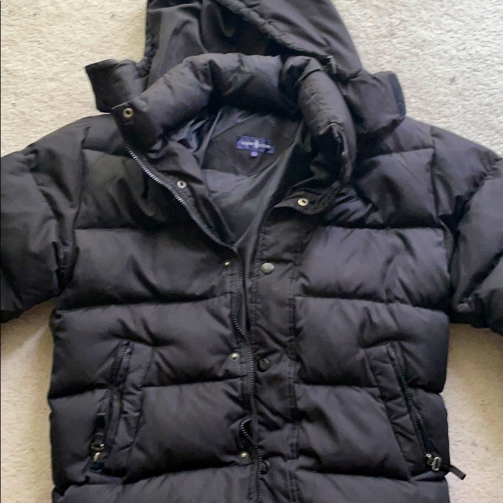 Black Puffer Jacket from Rapa Club
